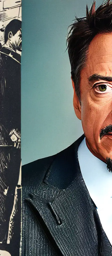 grippy tony stark, a scene from the Infinite Tapestry endless AI painting