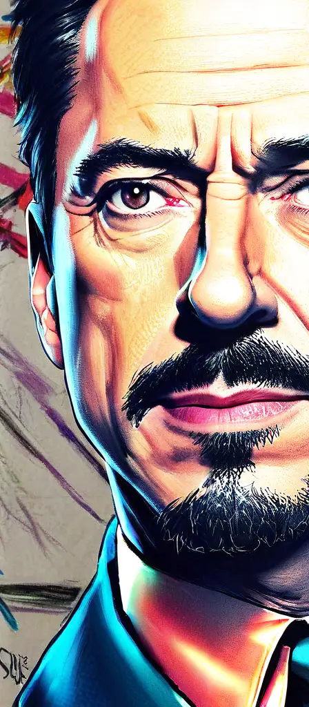 tony stark butt hole, a scene from the Infinite Tapestry endless AI painting