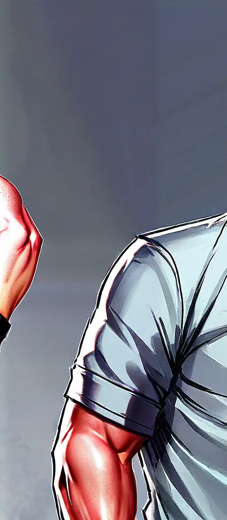 Tony stark but with a huuuuuge belly like so much belly and he taps it because he needs to fart sooo bad, a scene from the Infinite Tapestry endless AI painting
